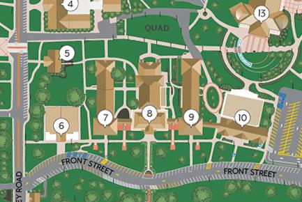 anderson university campus map preview