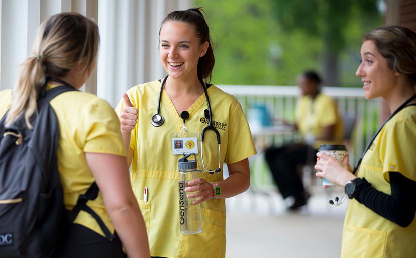 anderson university traditional nursing students visits